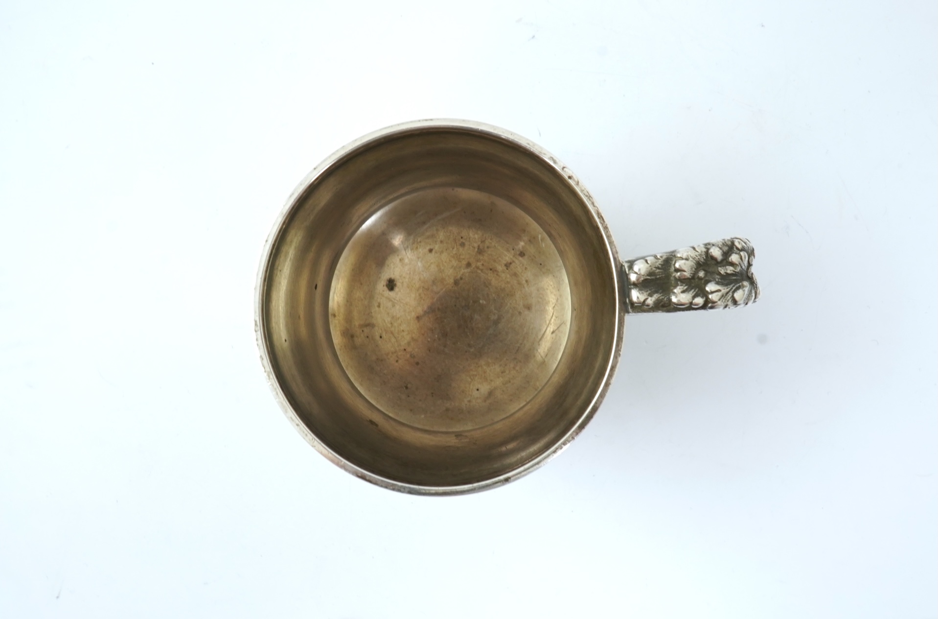 A late 19th century Tiffany & Co sterling mug